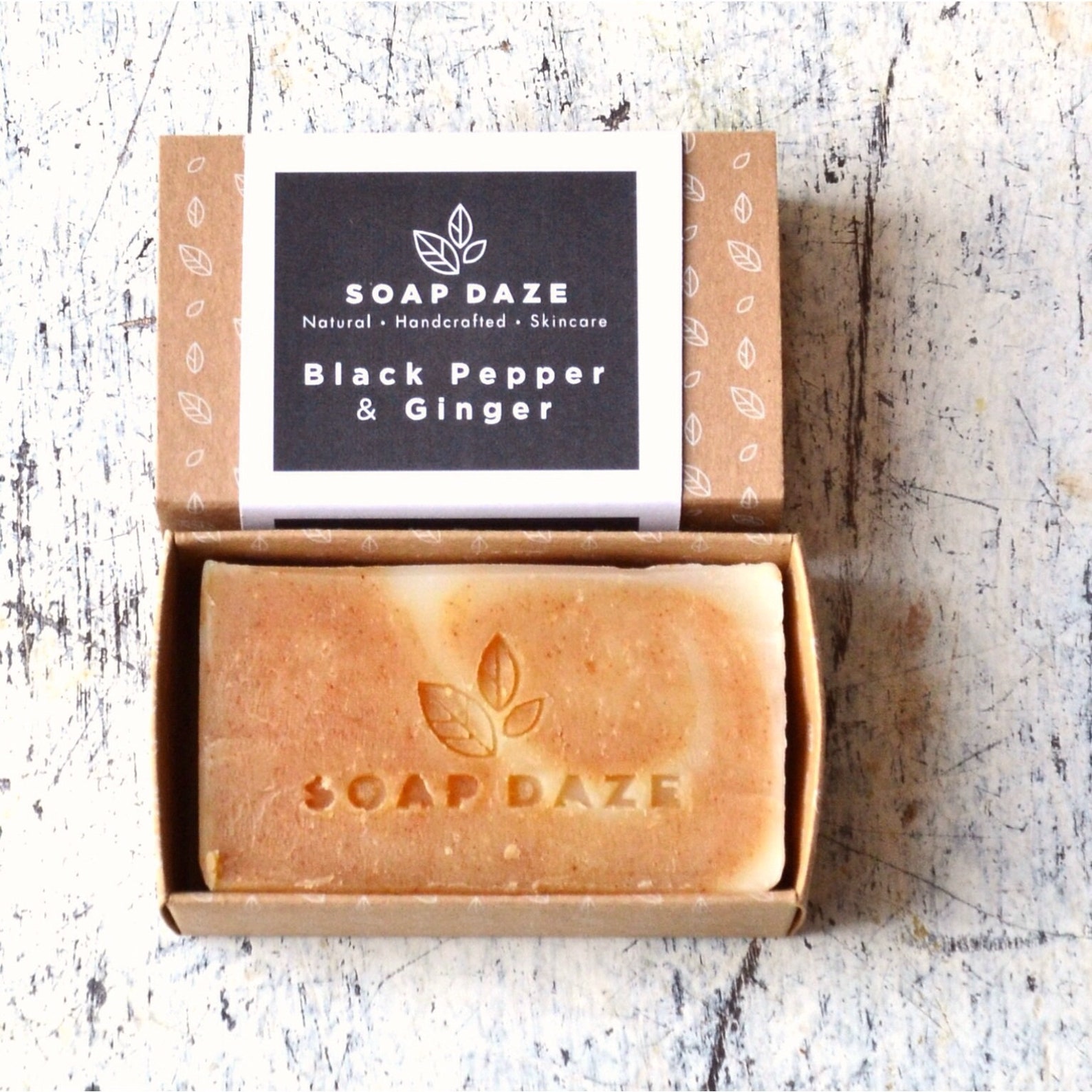 Black Pepper & Ginger soap vegan handmade natural zero Etsy