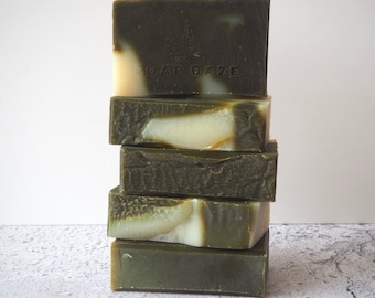 5 Tea Tree & Spirulina soaps, multibuy, vegan