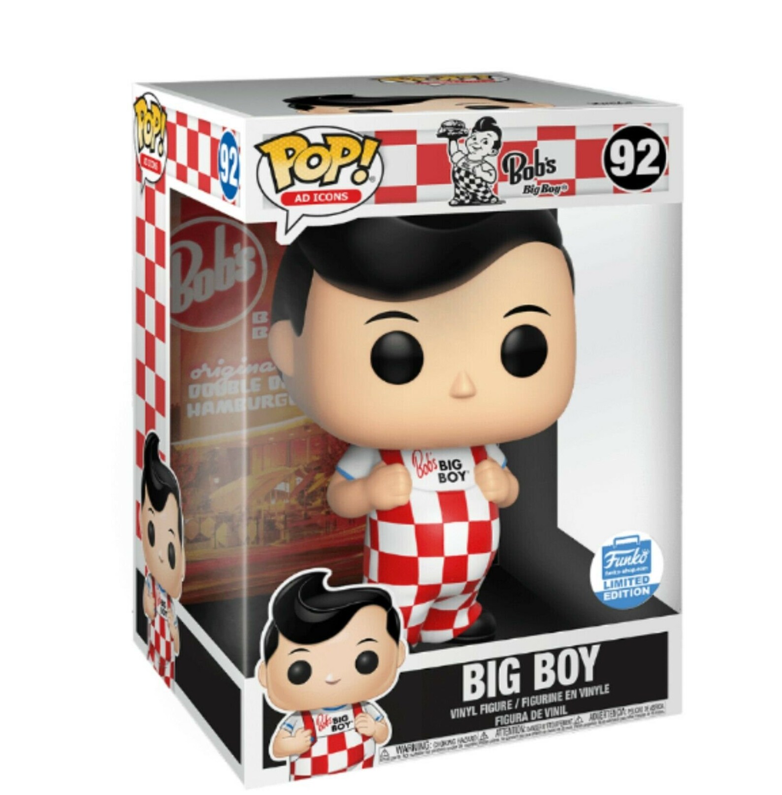 Funko Pop Bob's Big Boy Ad Icons 10 inch Etsy