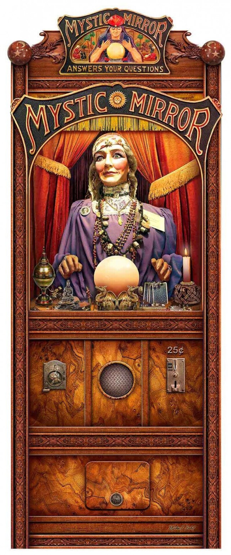 Mystic Mirror Fortune Teller Mystical Magic Palmistry by Etsy