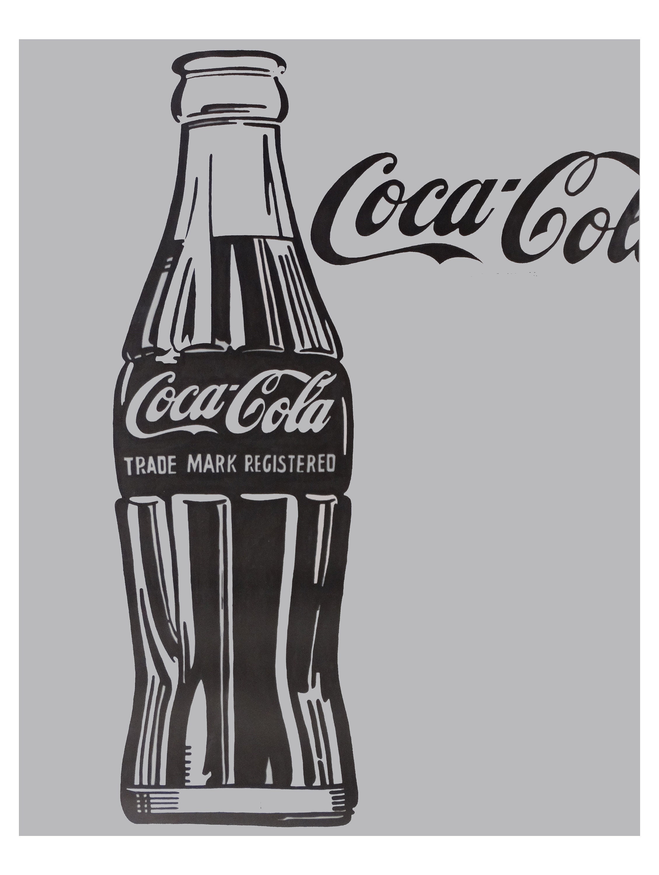 Coca Cola Bottle Andy Warhol Soda Retro Food Vintage Etsy