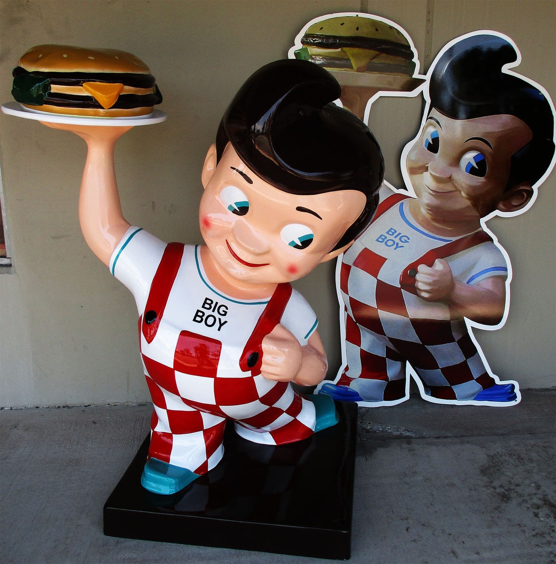 Bob's Big Boy Classic 4 Foot Fiberglass Figure Etsy