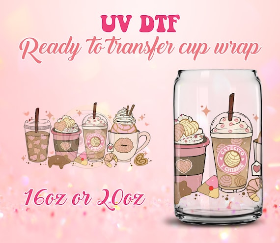 Pink Cafecito- UVDTF Wrap Pink Cafecito- UVDTF Wrap
