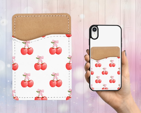 Cherry Coquette Phone Wallet - Adhesive PU Leather Card Holder for Phone - Custom Gift - Stick on Pocket - Card Caddy - Etsy Cherry Coquette Phone Wallet - Adhesive PU Leather Card Holder for Phone - Custom Gift - Stick on Pocket - Card Caddy - Etsy
