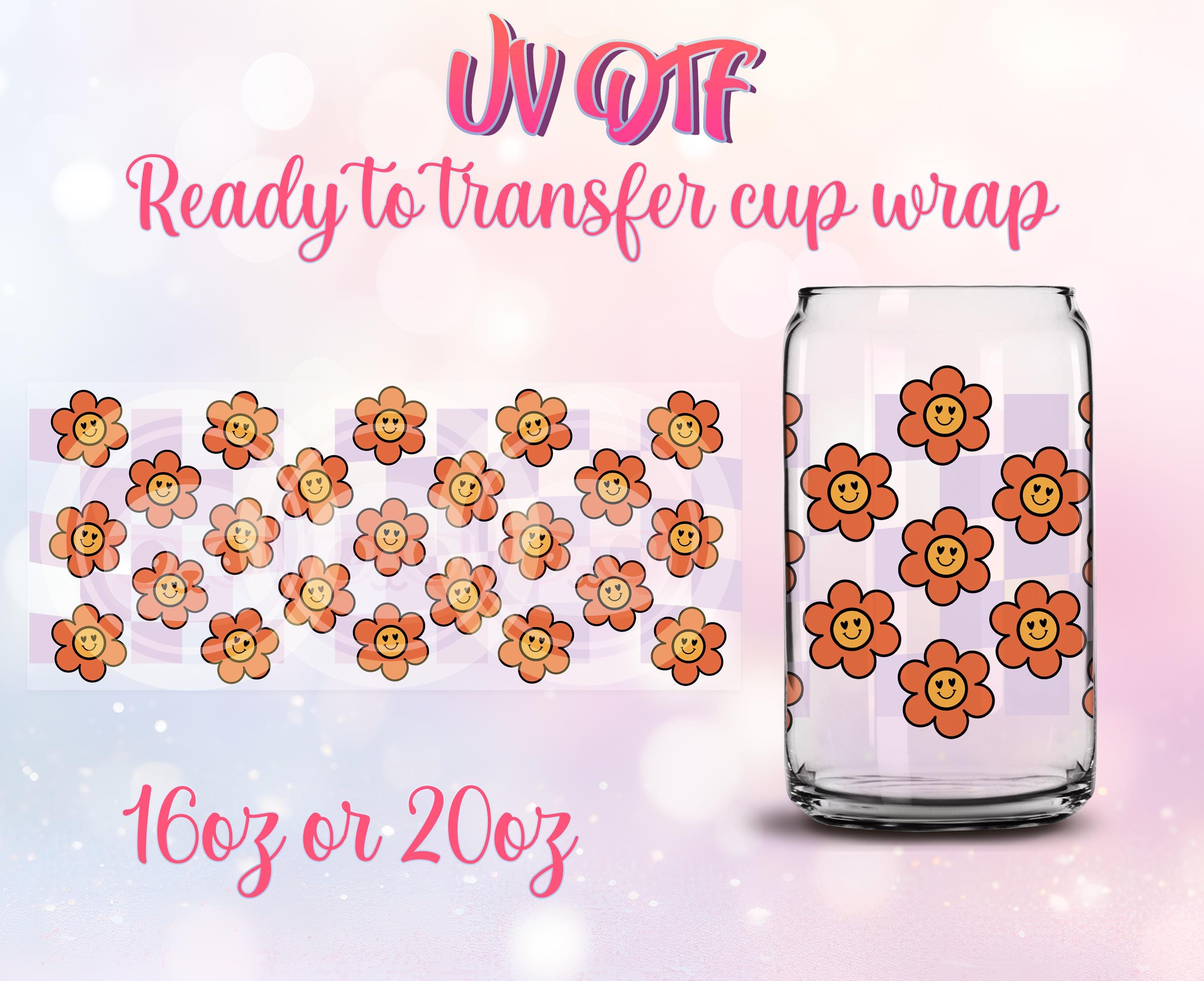 thumbnail image 2 of 8pcs Christmas Doll Flower Bouquet UV DTF Cup Wraps Transfer 2 of 9