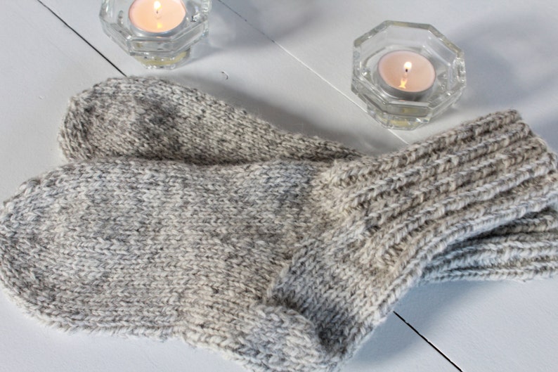 Warm Wool Blend Knit Socks