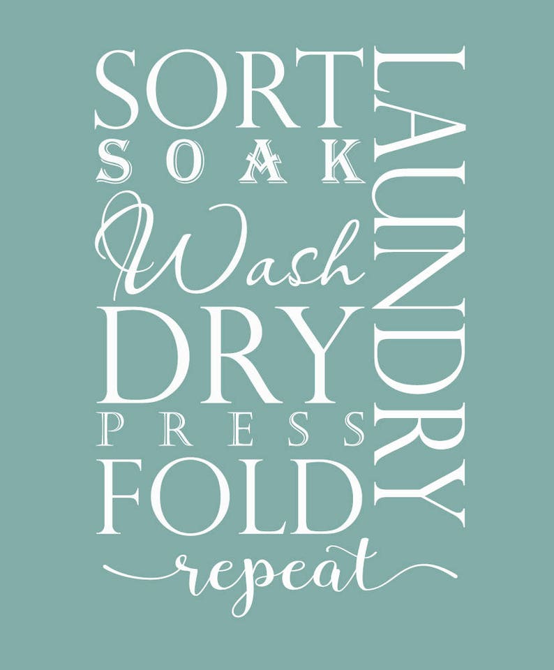 Laundry Room Wall Art Laundry Room Art Laundry Prints Laundry Etsy