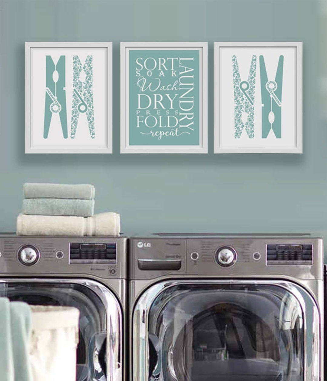 Laundry Room Painting, Dryer, Washer, Watercolor Print, Apartment Life,  Limited Edition of 50 1/50 or 5x7 Print 