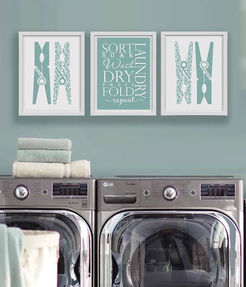 Laundry Room Wall Art Laundry Room Art Laundry Prints Laundry  Etsy