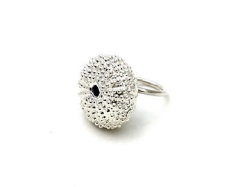 Sea Urchin Silver Ring | Nature inspiration | Handmade silver | Jewellery made in Greece