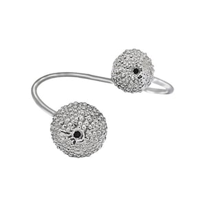 Sea Urchins Silver Bracelet | Inspired by nature | Natural shape urchin | Handmade Greek Jewellery
