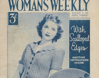 Digital 1941 August 2 Woman's Weekly magazine