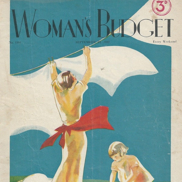 Digital 1932 September 14 Woman's Budget magazine