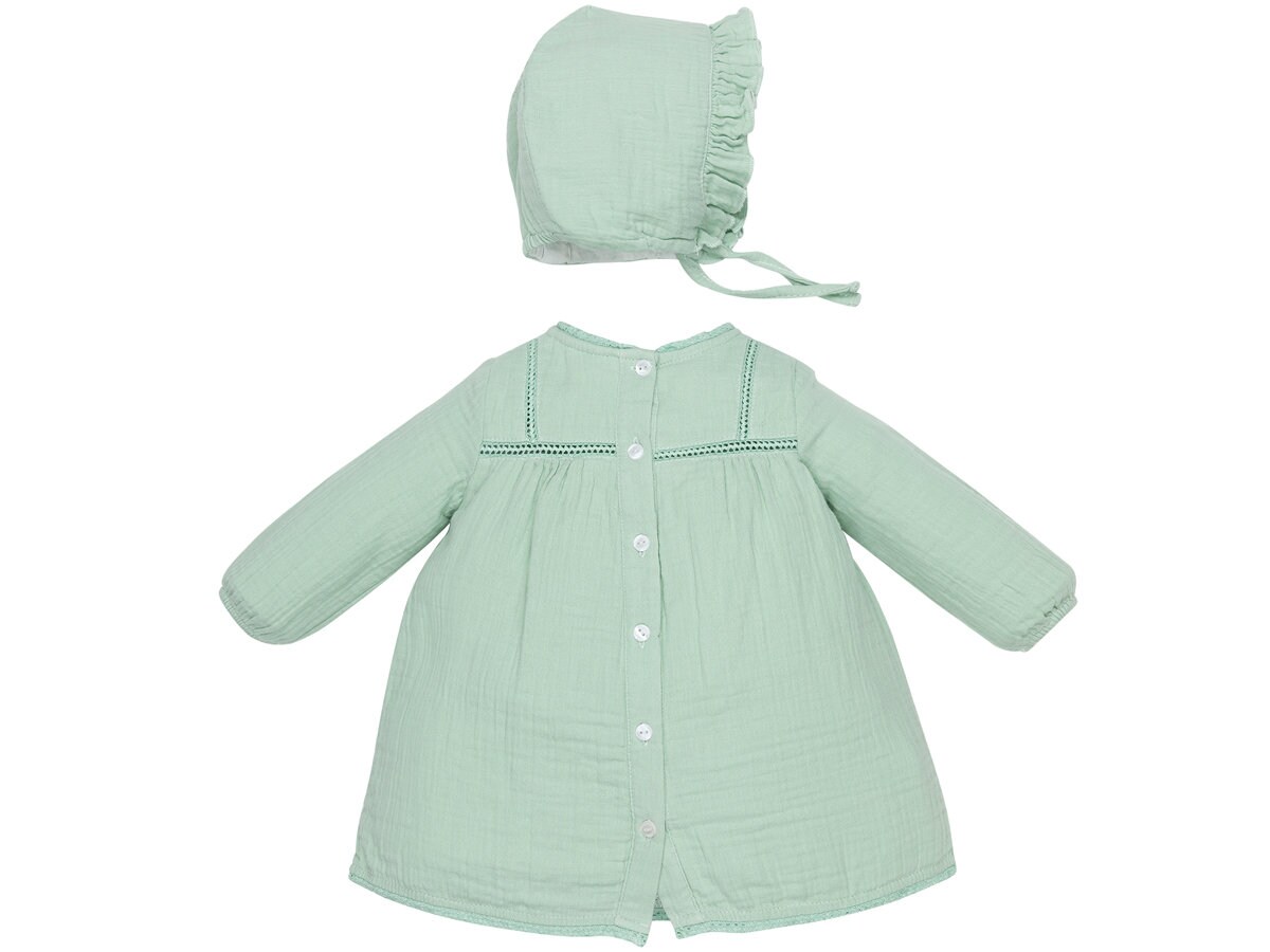 Muslin baby clothes baby easter dress set christening gown etsy