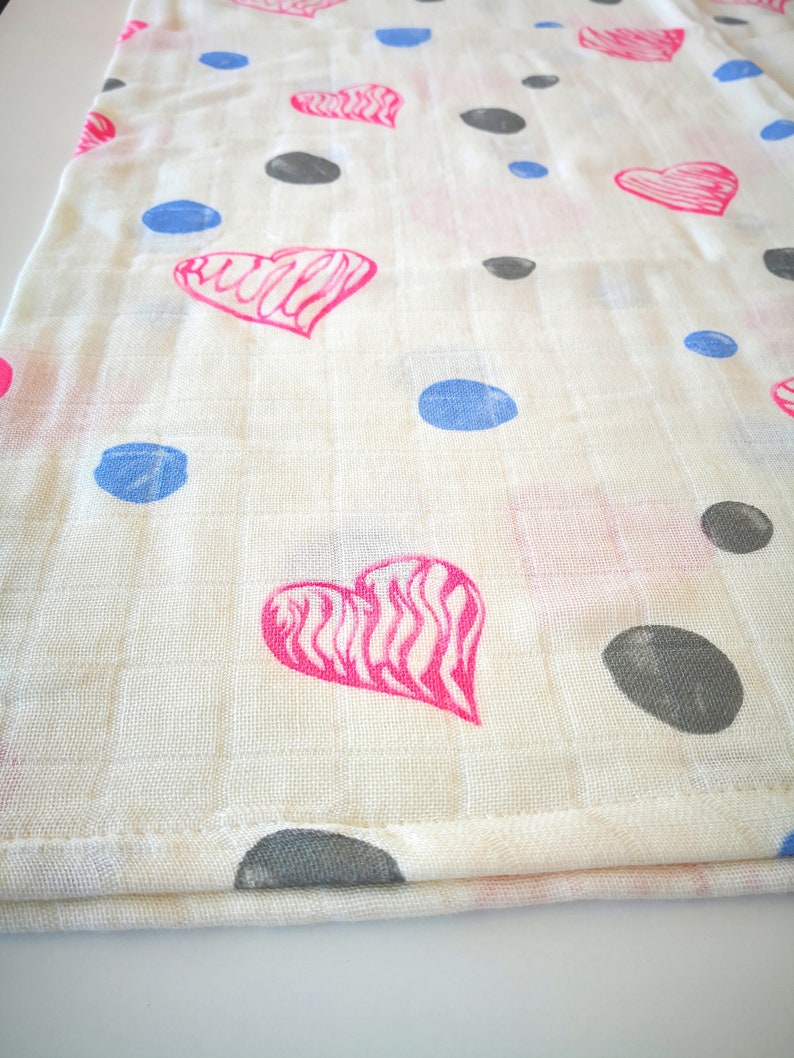 Newborn Girl Swaddle Muslin Swaddle Sack Newborn Pink Wrap Etsy