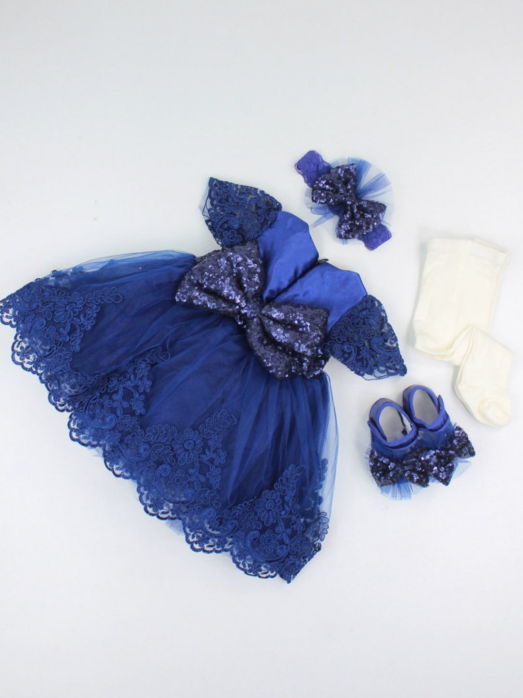 bebe royal blue dress Prom Dresses Royal Blue Deep V-Neck Short Sleeves Stretch Satin Prom Dress  With Split main image 0