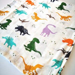 Newborn Swaddle, Dino Muslin Swaddle, Newborn Wrap, Baby Outfit, Swaddle Blanket Muslin, Baby Blanket, New Baby Gift Ideas, Baby Shower Gift