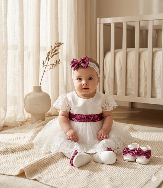 ivory lace infant dress Amazon.com: Newborn Baby Girl Lace Dress Set, 4 Pieces Outfit for Special  Occasions (US, Age, 0 Months, Gold, Ivory (with Gift Box)): Clothing, Shoes  & Jewelry