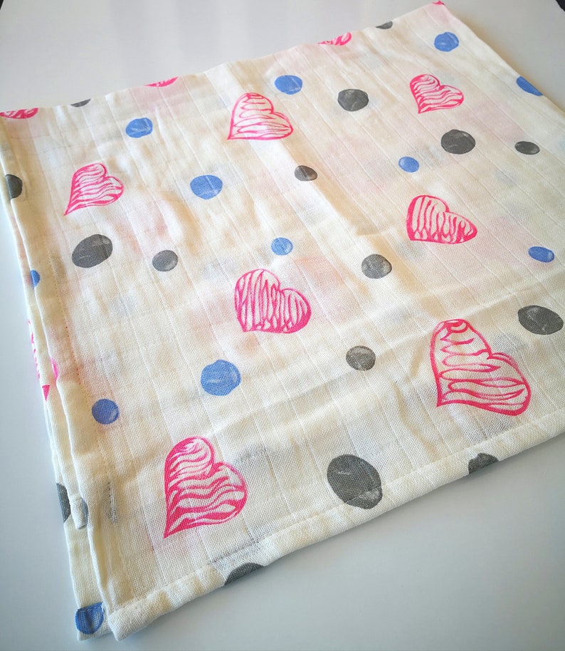 Newborn Girl Swaddle Muslin Swaddle Sack Newborn Pink Wrap Etsy