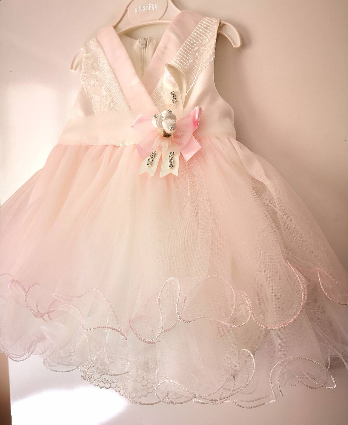 Dress In Pink Color Imported Stuff For Baby Girl