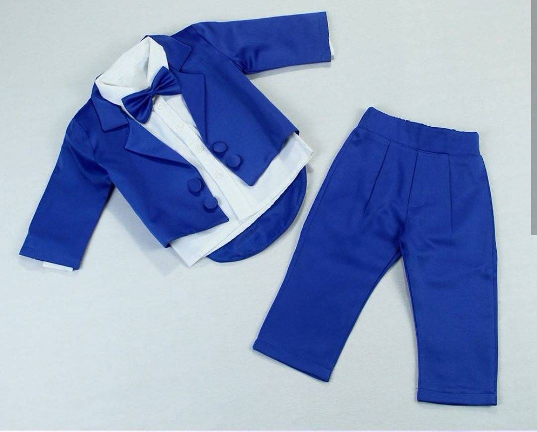 Navy Blue Outfit Baby Boy Set Baby Boy Formal Wear Newborn Etsy UK