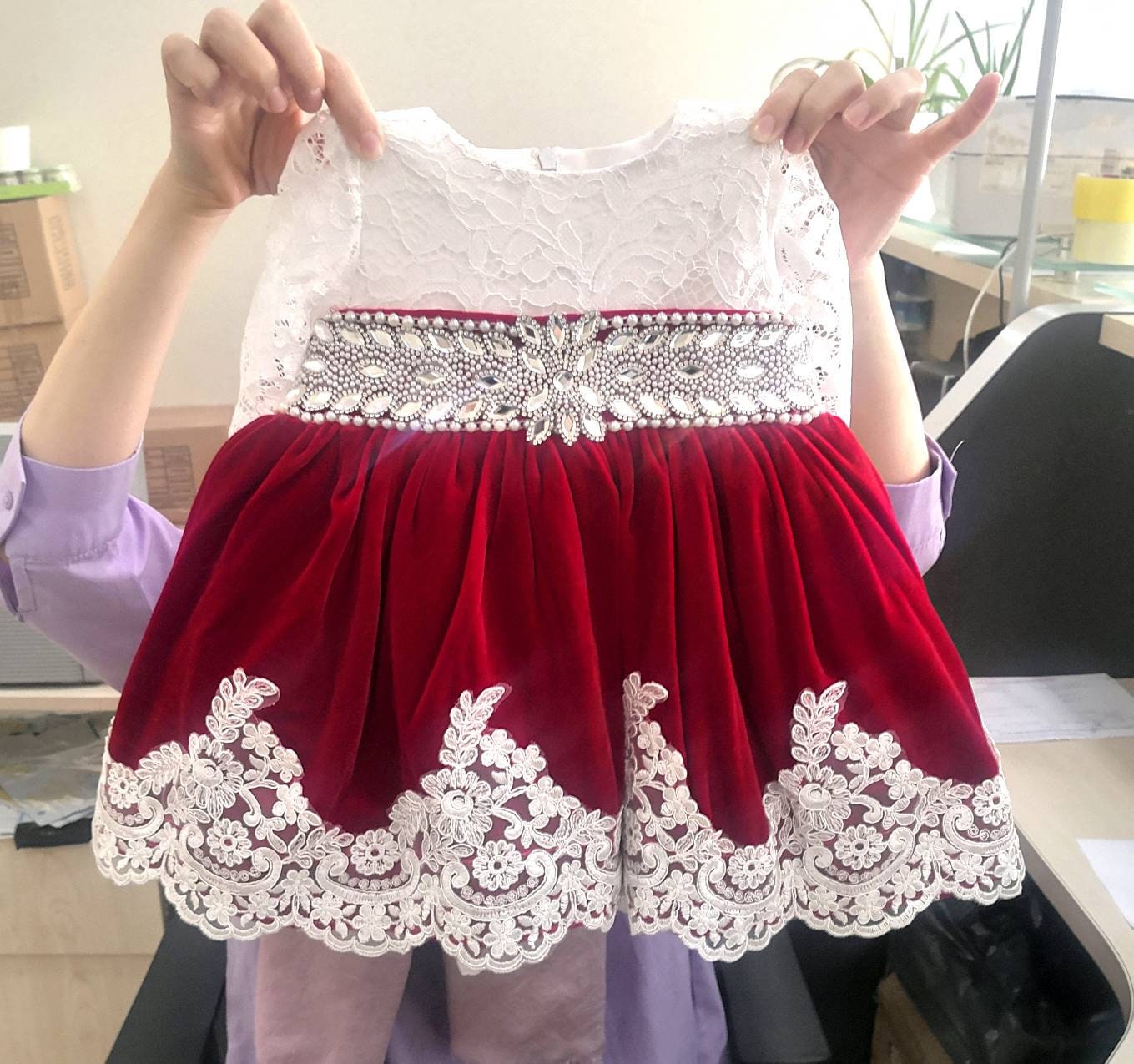 Baby red hotsell velvet dress