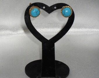 turquoise earrings on vermeil gemstone natural gemstone