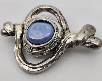 Broche Cigale Ajourée Signée René Gouin - Métal Doré Vintage Occasion Très Bon état