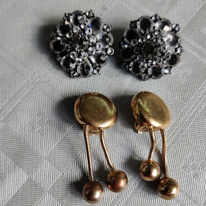 signiert AGATHA PARIS diese Vintage-Clip-on-Ohrringe