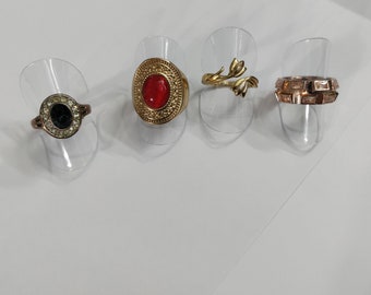 vintage fancy ring size USA 7.1/2 French size 56