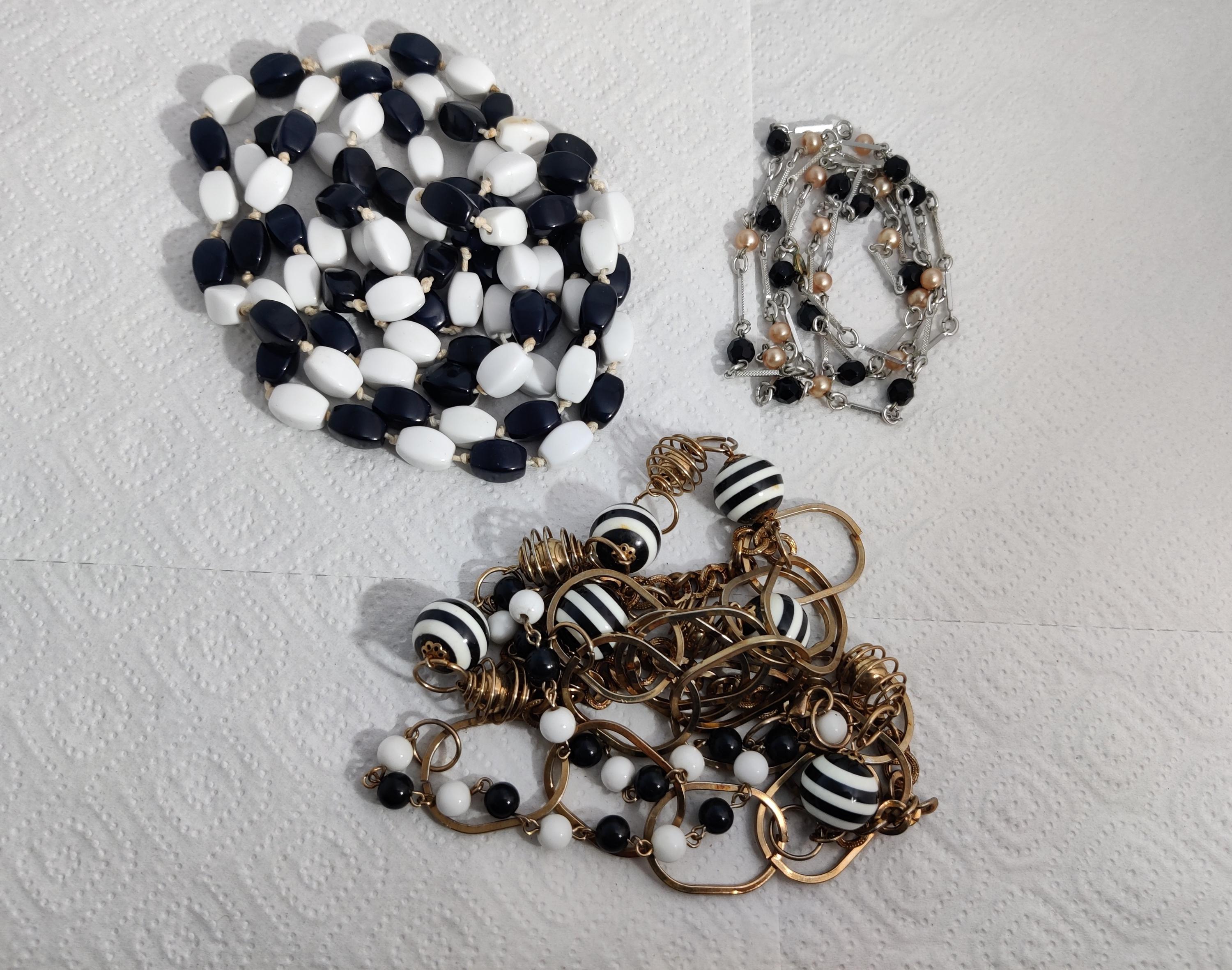 5 perles lumineuses bicolores en verre soufflé de 12 mm
