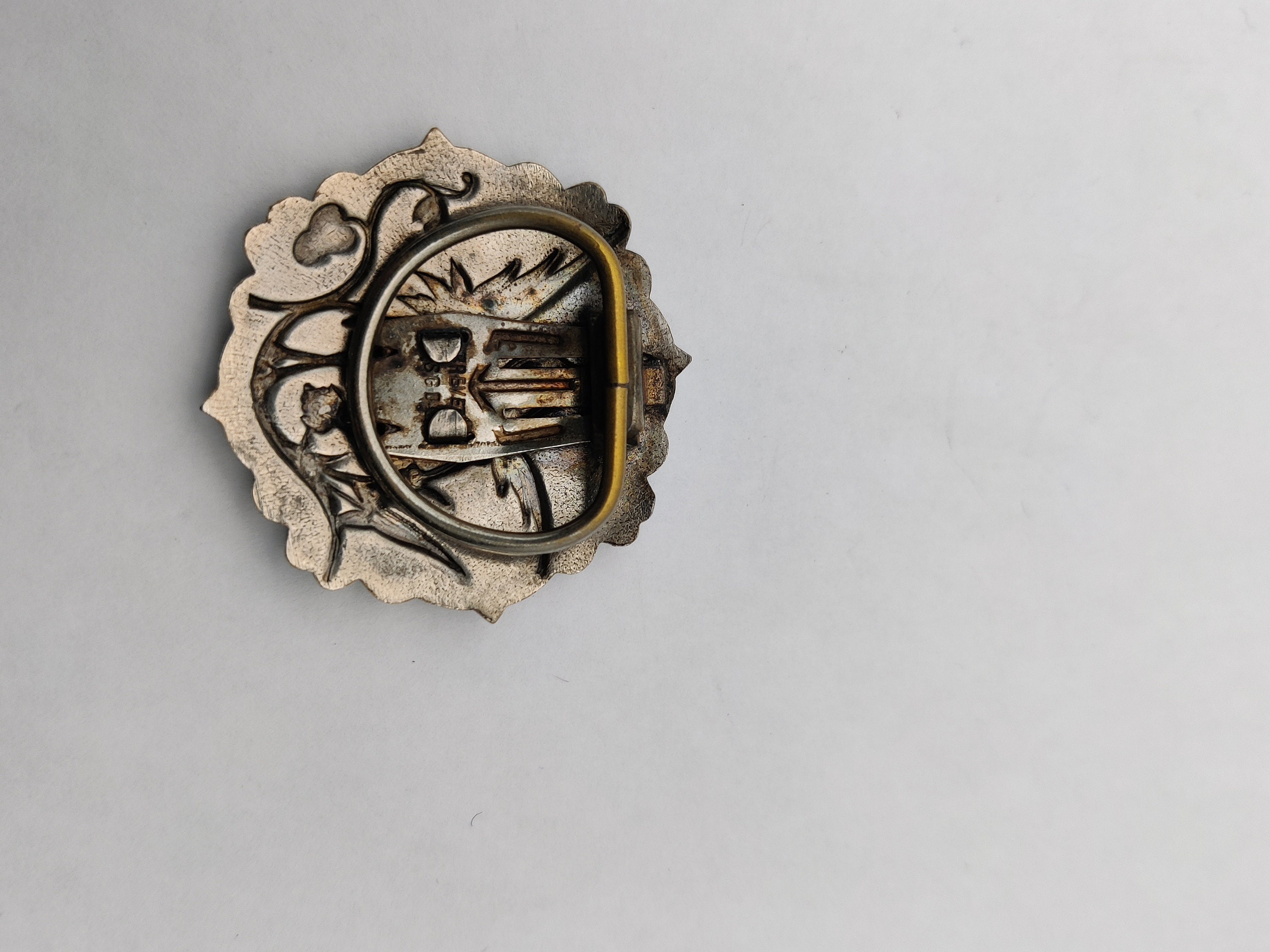 Petite Pince à Foulard Argent Sterling Penino Années 40