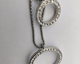 Collier Feuille LDADPR Vintage - Pendentif Feuille Doré, Alliage, Occasion Porté