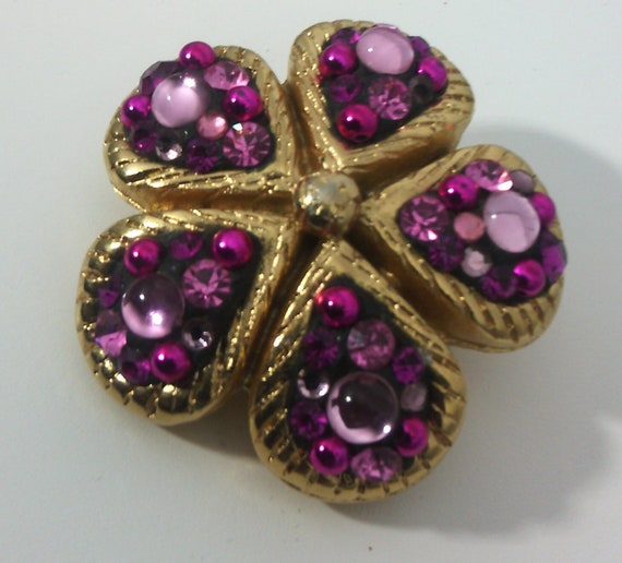 Broche Vintage Jacky De G - Superbe état, Bijou D'occasion De Collection