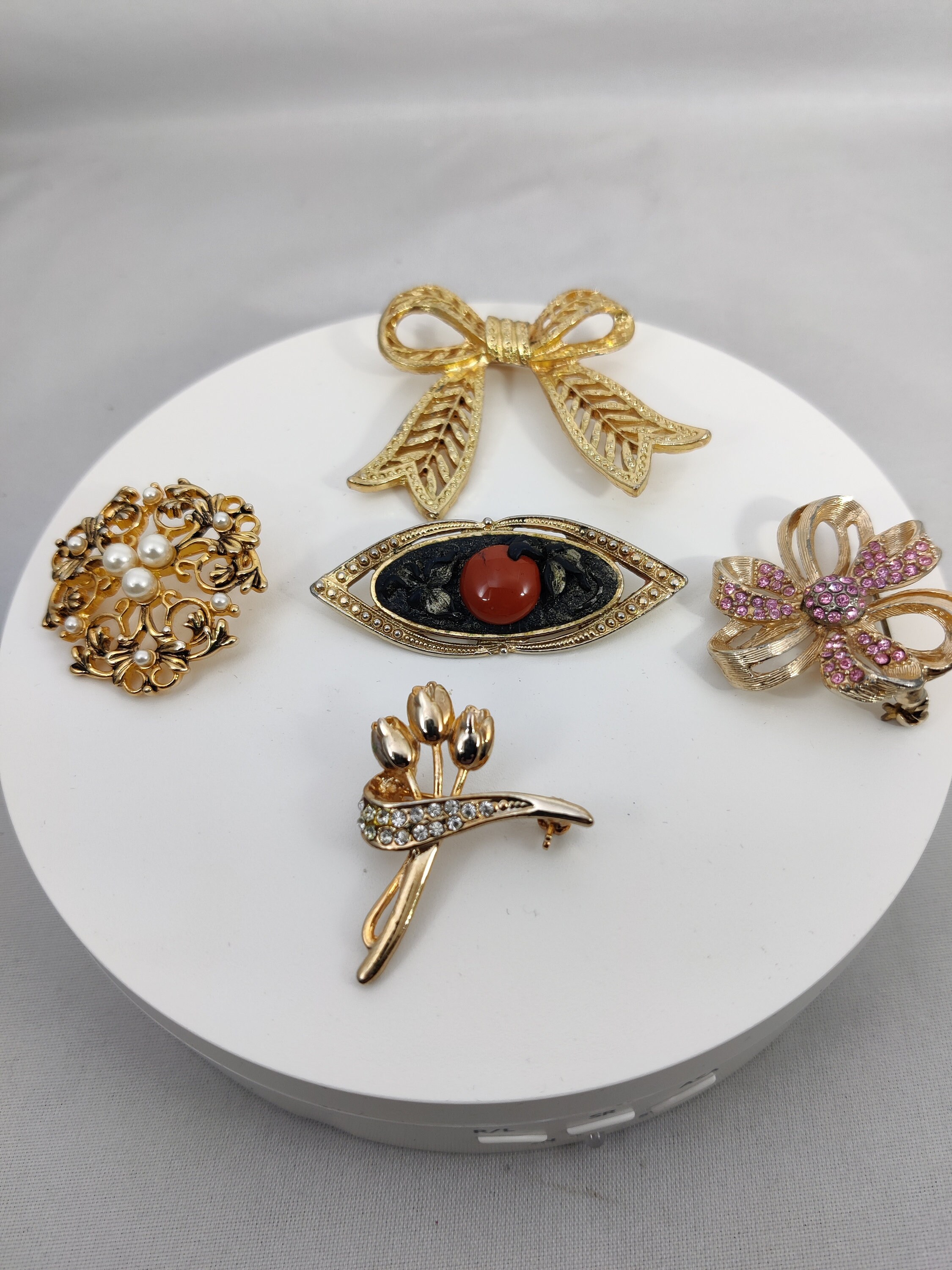 Jolie Broche Vintage En Forme D'ombrelle - Années 50/60