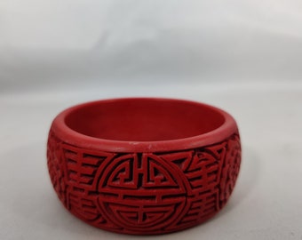 ヴィンテージ ルーサイト シナバー カフ バングル ブレスレット - Etsy