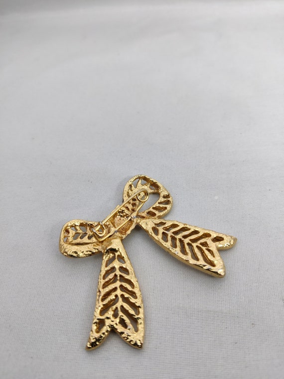 Broche Ronde Vintage Murat En Métal Doré - Années 1960/1970, Occasion