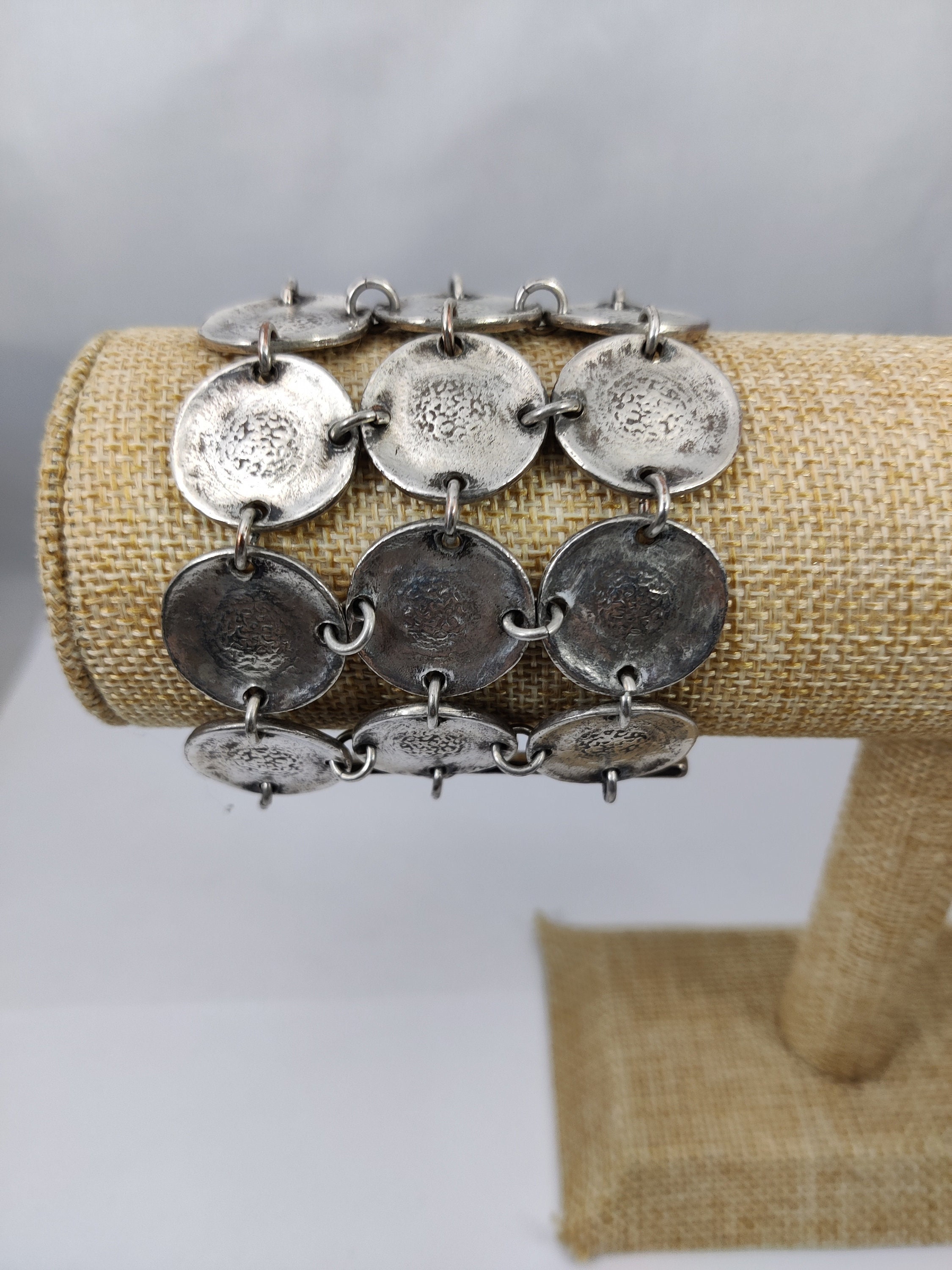 Signed CYCLOPE PARIS Vintage Bracelet in Silver Metal - Etsy