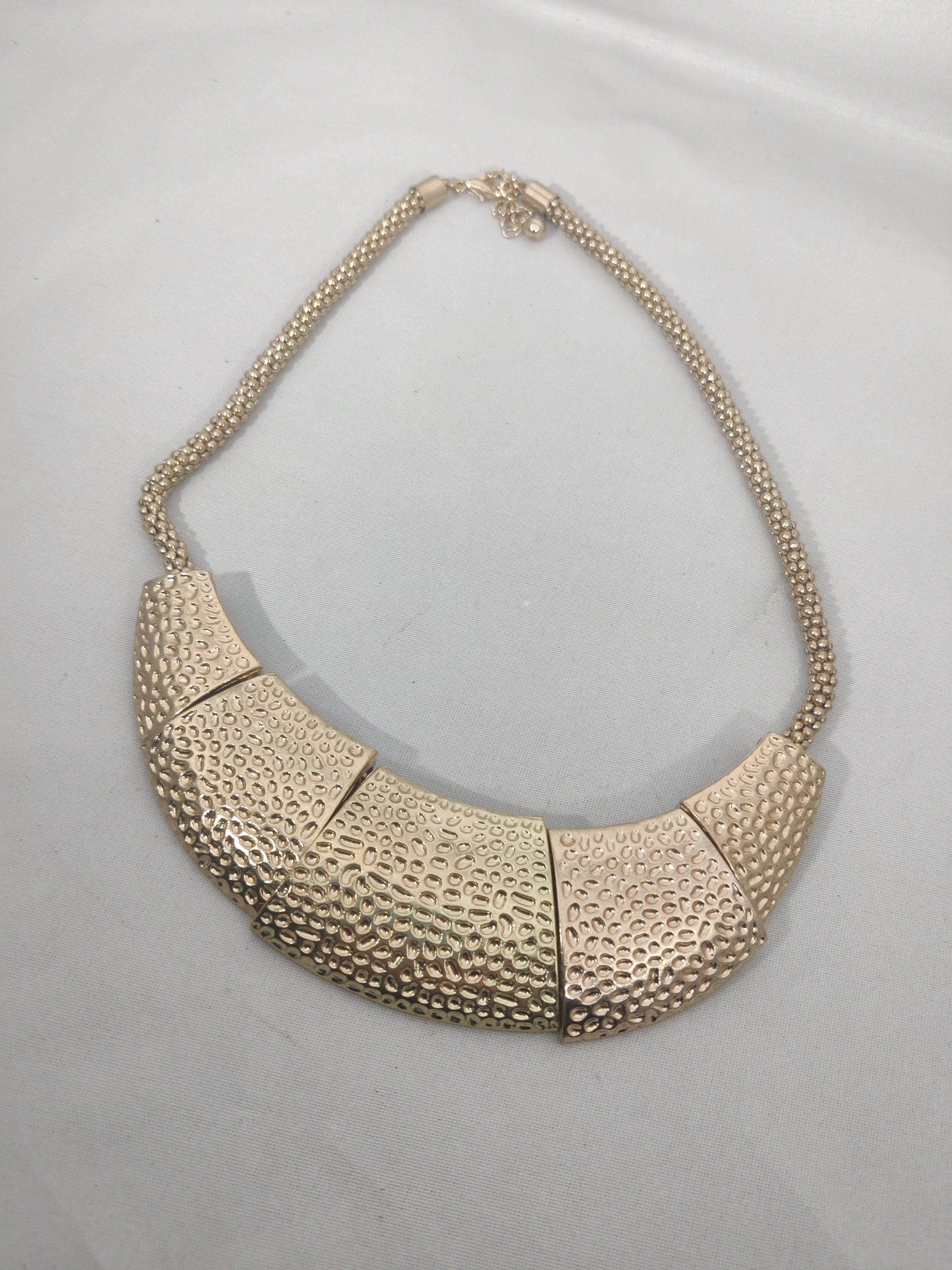 Collier Sautoir Vintage Paco Rabanne Monogramme - Bijou Des Années 1970, Occasion
