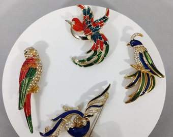 ドーラン　ヴィンテージ 鳥のブローチ ドーラン ヴィンテージ 鳥のブローチ ビンテージ D'ORLAN