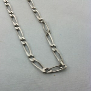 vintage necklace with fancy mesh chain in solid silver