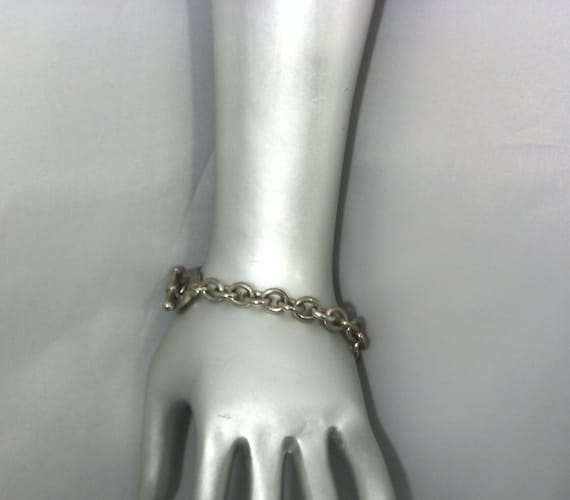 bracelet signed Agatha Paris vintage silver metal - image 1