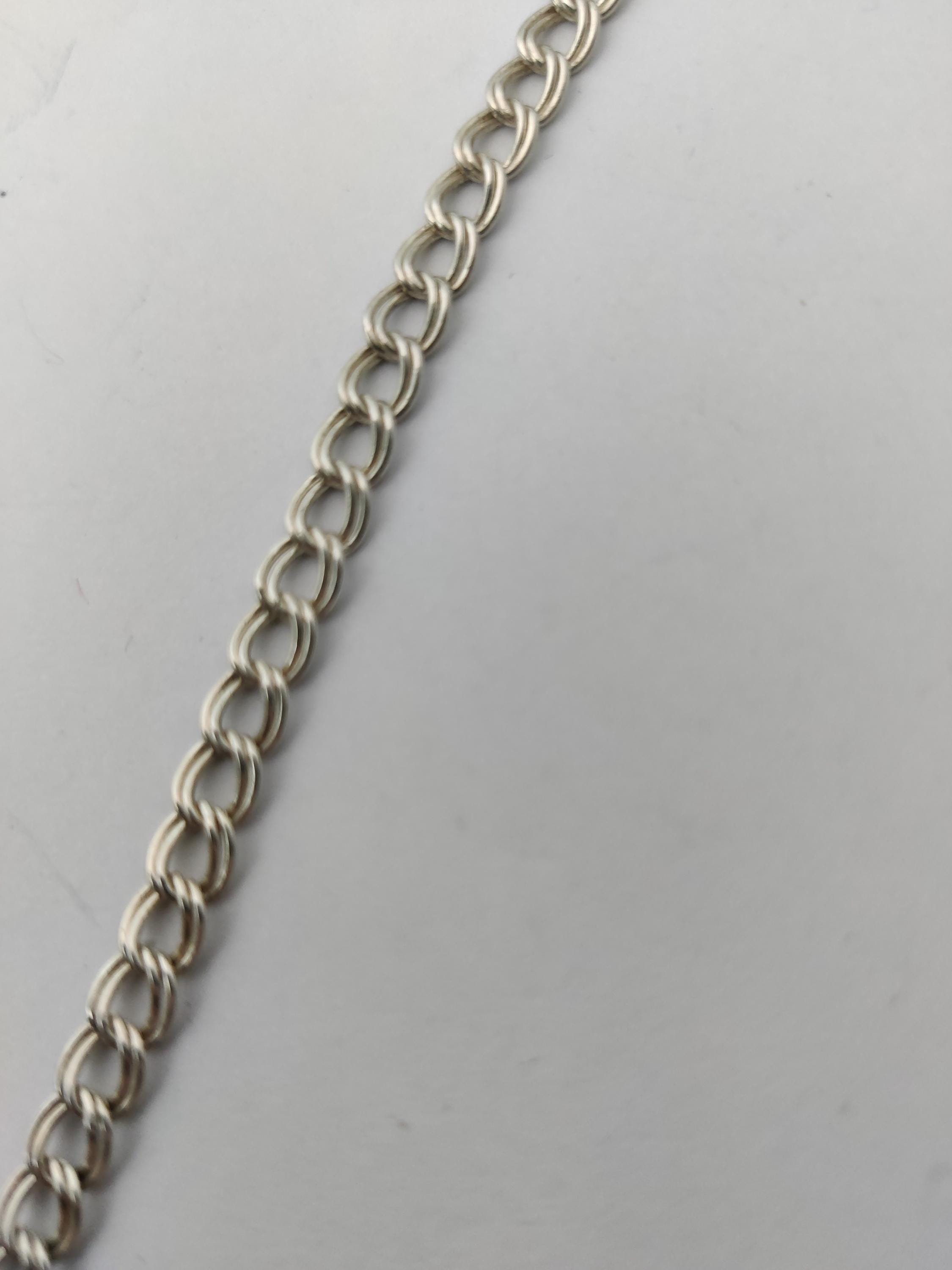 Bracelet Breloque Agatha En Argent Massif 925 - Occasion