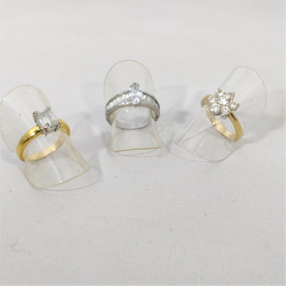 Signed M S Vintage Zirconium Oxide Ring Etsy Australia