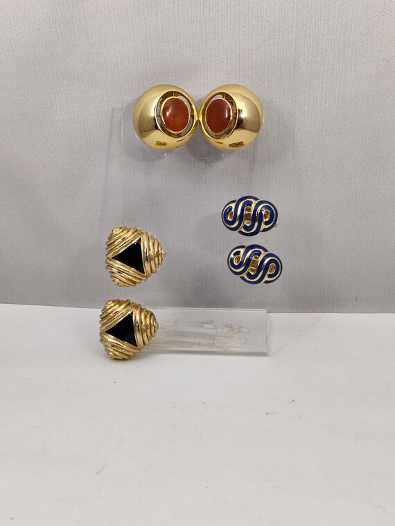 Paire De Clips Vintage ORENA - Fermoir Clips