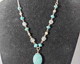Collier Vintage LDADPR - Pendentif Feuille Doré - Alliage - Occasion