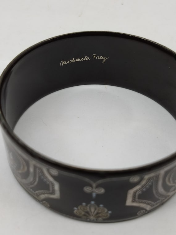 【美品】MICHAELA FREY バングル① MICHAELA FREY サイン入りエナメルバングル - Etsy 日本