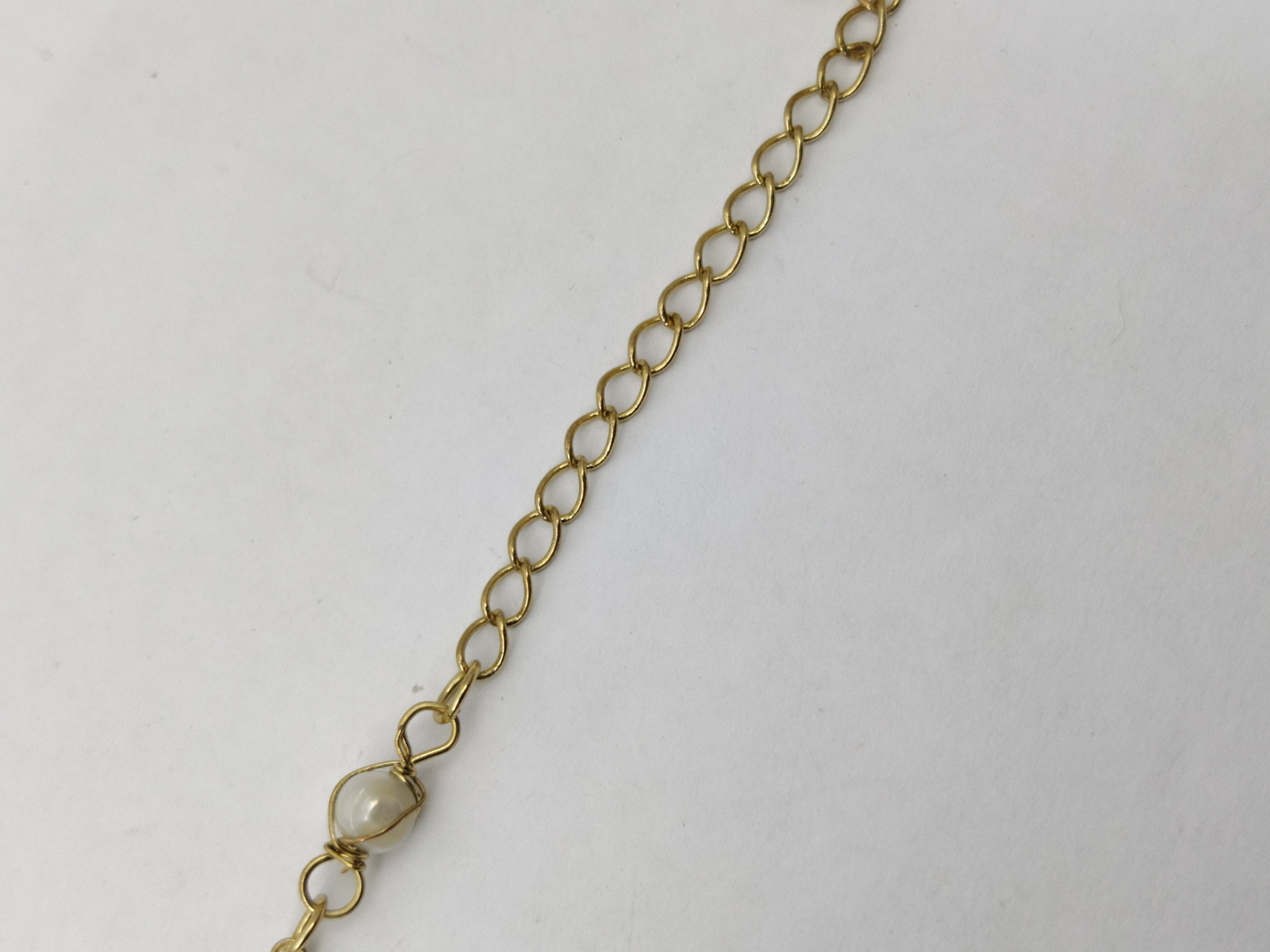 Bracelet Vintage Jean Louis Scherrer - Doré Et Fausses Perles, Très Bon état