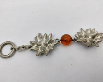 Bracelet BICHE De BERE En étain Argenté - Signé, Collector, Occasion