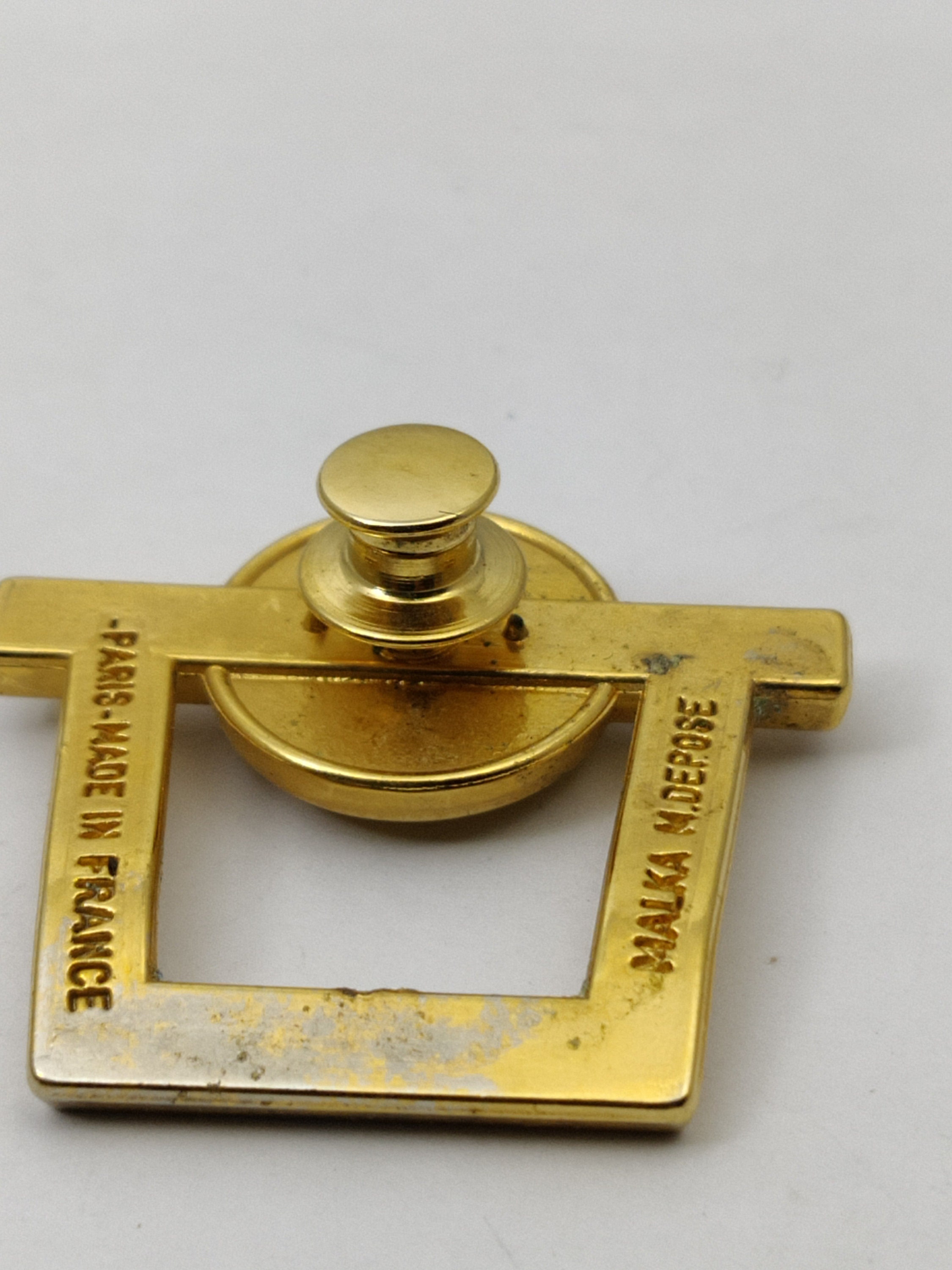 Vintage Brass  eyeglass‎ holder/ scarf accessory Amazon.com: kunghei Rotating Scarf Organizer Purse Display  main image 2